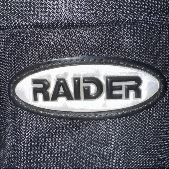 Raider women’s black motorcycle jacket w/ pads zip-out liner protective XL - Picture 6 of 7